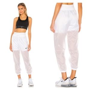 Nike Sportswear Indio Woven Pants Sheer White Womens small